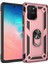 Samsung Galaxy A91 / S10 Lite Kılıf Sofya Yüzüklü Silikon Kapak - Rose Svlrs 1