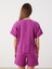 Yeni Sezon V Yaka Dokulu Onu Fiyonklu Muslin Bluz - S5QB37Z8 5