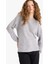 Regular Fit Bisiklet Yaka Kazak H6905AZ25WN 4
