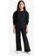 Kız Çocuk Relax Fit Bisiklet Yaka Basic Düz Okul Sweatshirt A2797A825AU 2