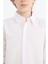 Erkek Çocuk Polo Yaka Poplin Uzun Kollu Okul Gömleği T8853A625AU 5