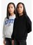 Kız Çocuk Relax Fit Bisiklet Yaka Baskılı 2'li Sweatshirt E6473A825AU 1
