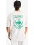 fit Nba Boston Celtics Oversize Geniş Kalıp Bisiklet Yaka Sırt Baskılı Kısa Kollu TIŞÖRT E5868AX25AU 8