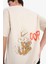 %100 Pamuk Looney Tunes Boxy Fit Bisiklet Yaka Sırt Baskılı Kısa Kollu Tişört E9292AX25AU 1