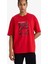 fit Nba Chicago Bulls Oversize Geniş Kalıp Bisiklet Yaka Kısa Kollu TIŞÖRT E5911AX25AU 4