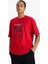 fit Nba Chicago Bulls Oversize Geniş Kalıp Bisiklet Yaka Kısa Kollu TIŞÖRT E5911AX25AU 7