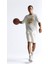 fit Nba Los Angeles Lakers Oversize Geniş Kalıp Bisiklet Yaka Kısa Kollu TIŞÖRT E5871AX25AU 2