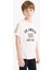 Erkek Çocuk 2'li Takım Baskılı Kısa Kollu Tişört Eşofman Altı D9884A825AU 4