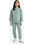Kız Çocuk Relax Fit Bisiklet Yaka Basic Düz Okul Sweatshirt A2797A825AU 2