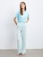 Yeni Sezon Bisiklet Yaka Baskili Kadin Pijama Takimi - S5HG72Z8 2