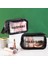 3140 Şeffaf Seyahat ve Makyaj Çantası Su Geçirmez Organizer Washbag 21 x 13 cm 1