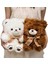 2 Sevimli Çift Ayı Peluş Oyuncaklar Teddy Ayı Bebek Çocuk Bebek Kız Doğum Günü Hediyesi (Yurt Dışından) 3