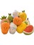 Bebekleri ve Çocukları Rahatlatmak Için 3 Adet 20 cm Uzunluğunda Meyve Peluş Bebek (Yurt Dışından) 1