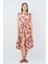 Desenli Uzun Elbise 1