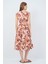 Desenli Uzun Elbise 5