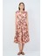 Desenli Uzun Elbise 1
