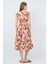 Desenli Uzun Elbise 5