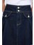 Moda Tutkusu Cep Detaylı Denim Etek 4