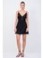 Moda Tutkusu Askılı Mini Elbise 1