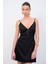 Moda Tutkusu Askılı Mini Elbise 2