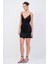 Moda Tutkusu Askılı Mini Elbise 4