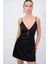 Moda Tutkusu Askılı Mini Elbise 5