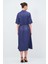 Toka Detaylı Uzun Kol Midi Boy Elbise 5