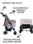 Evcil Hayvan Arabası 78x46x99,54cm Pembe Max 15 Kg 3