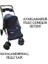 Evcil Hayvan Arabası 74,5x46,5x97,5cm Lacivert Max 15kg 2