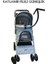 Evcil Hayvan Arabası 78x46x99,54cm Turkuaz Max 15 Kg 2