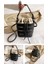 Şık Içi Boş El Tipi Pu Kova Çantası Tek Omuz Crossbody Kadın Çantası (Yurt Dışından) 3