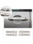Toyota Avensis Uyumlu 2003-2008 Krom Kapı Kolu 4 Kapı Paslanmaz Çelik 1
