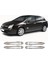 Renault Vel Satis Uyumlu 2006-2009 Krom Kapı Kolu 4 Kapı Paslanmaz Çelik 1