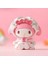 Yeni Miniso Mymelody Çay Partisi Kutu Kolye Pvc Sevimli Tatlı Ev Ofis Araba Masaüstü El Yapımı Bebek Dekorasyon Çocuk Hediye Renk: Çiçek Düğünü (Yurt Dışından) 1