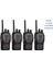 BF-88E Pmr El Telsizi 4'lü Set (Kulaklıklı) 1