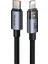 CA-6940 Type-C To Lightning 36W 1.2m Şeffaf Kablo Şarj Işıklı 1