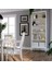 Idanas Kitaplık Beyaz 81X39X211 cm Şık Modern Depolama Rafı Ev Ofis Düzenleyici Geniş Kapasiteli Dekoratif 2