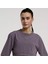 Bronx 1910 Oversize Kadın Mor Crop T-SHIRT.305 3