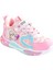 Kız Çocuk Siyah & Pembe Işıklı Spor Ayakkabı Sneakers 1