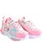 Kız Çocuk Siyah & Pembe Işıklı Spor Ayakkabı Sneakers 3