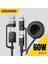 5'i 1 arada Usb-A/Tip-C'den Tip-C'ye/İphone Lighttning/ Watch Saat/PD 65W Hızlı Şarj iPhone Serisi Android Serisi MacBook iPad Tablet Dizüstü Bilgisayar 1