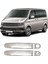 Volkswagen T6 Caravella Uyumlu 2015-2023 Krom Kapı Kolu 2 Kapı Paslanmaz Çelik 1