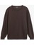 Pamuklu Uzun Kollu Basic Bisiklet Yaka Sweatshirt 1