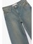 Düşük Bel Düz Paça Pamuklu Straight Yıkamalı Bol Jean Pantolon - Loose Straight Fit Jean 3