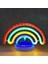 Gökkuşağı Neon Gece Lambası Renkli LED Işıklı Masaüstü Lamba Usb'li & Pilli Dekoratif Konsept Set 3