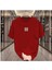Maloçbey 3 Çizgi Baskılı Oversize Unisex Basic O Yaka T-Shirt 1
