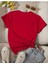 Malkoçbey Kurdela Baskılı Oversize Unisex Basic T-Shirt 2