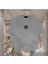 Maloçbey 3 Çizgi Baskılı Oversize Unisex Basic O Yaka T-Shirt 1