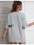 Malkoçbey Cherısh Tıme Baskılı Oversize Unisex Basic T-Shirt 1