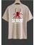Malkoçbey Spirint Baskılı Oversize Unisex Basic T-Shirt 1